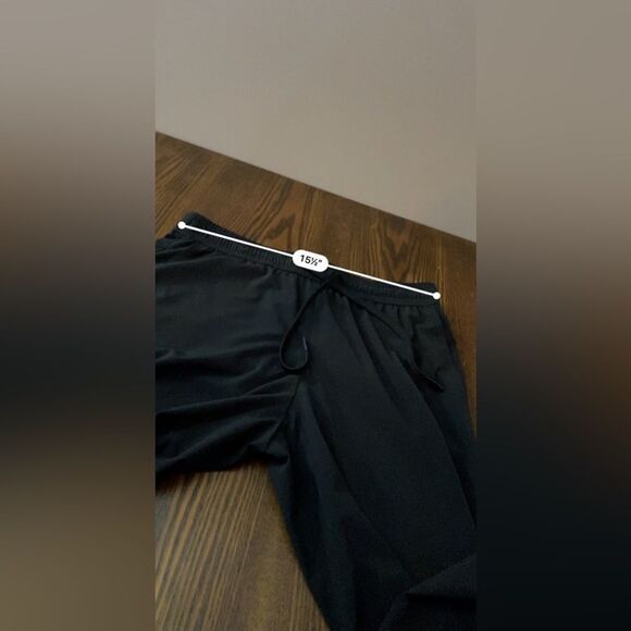 J Jill Fit on the go Wide Leg Pants Black crop women’s Medium EUC lightweight - Picture 10 of 14